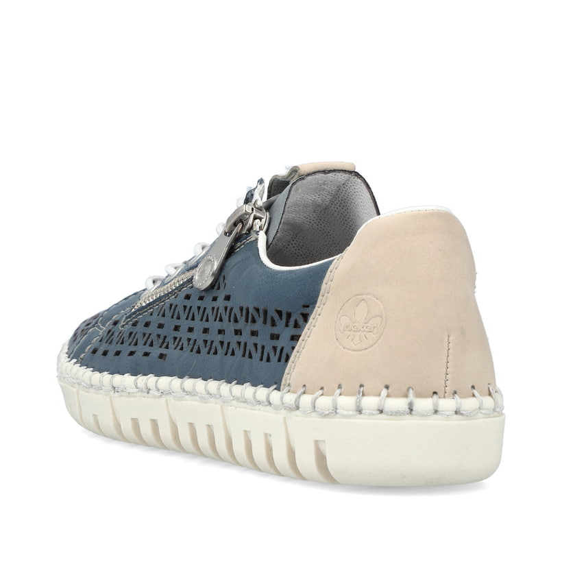 Rieker Artikelnummer M2357-12 Rieker Damen Slipper meeresblau Clearance-Verkauf
