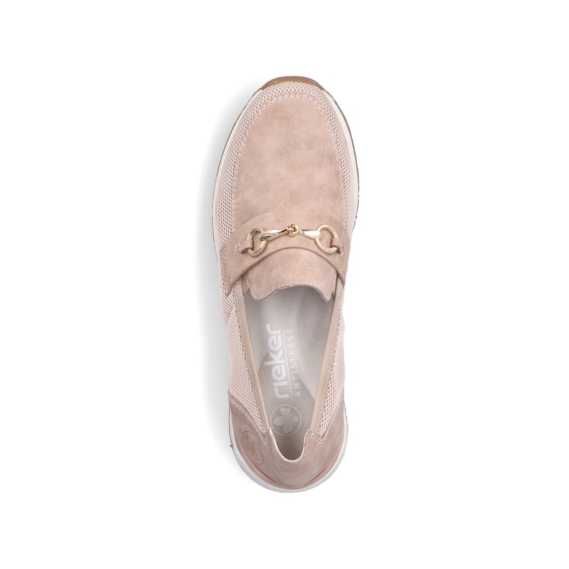 Rieker Artikelnummer 58955-31 Rieker Damen Loafer zartrosa Begrenzt auf 3 Tage