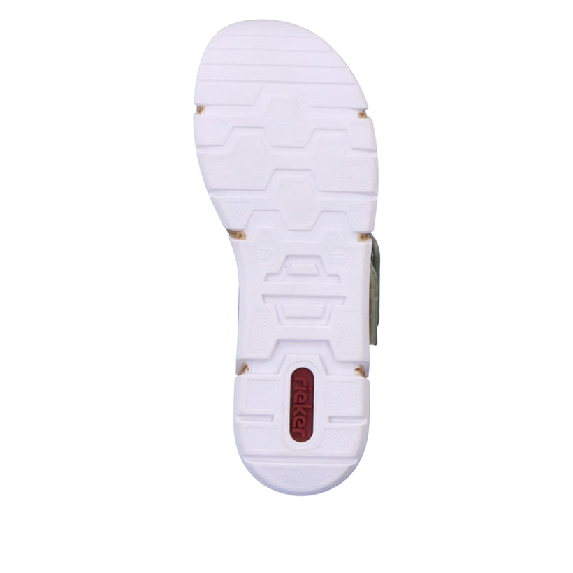 Rieker Artikelnummer V2350-52 Rieker Damen Riemchensandalen mintgrün Black Friday Preise