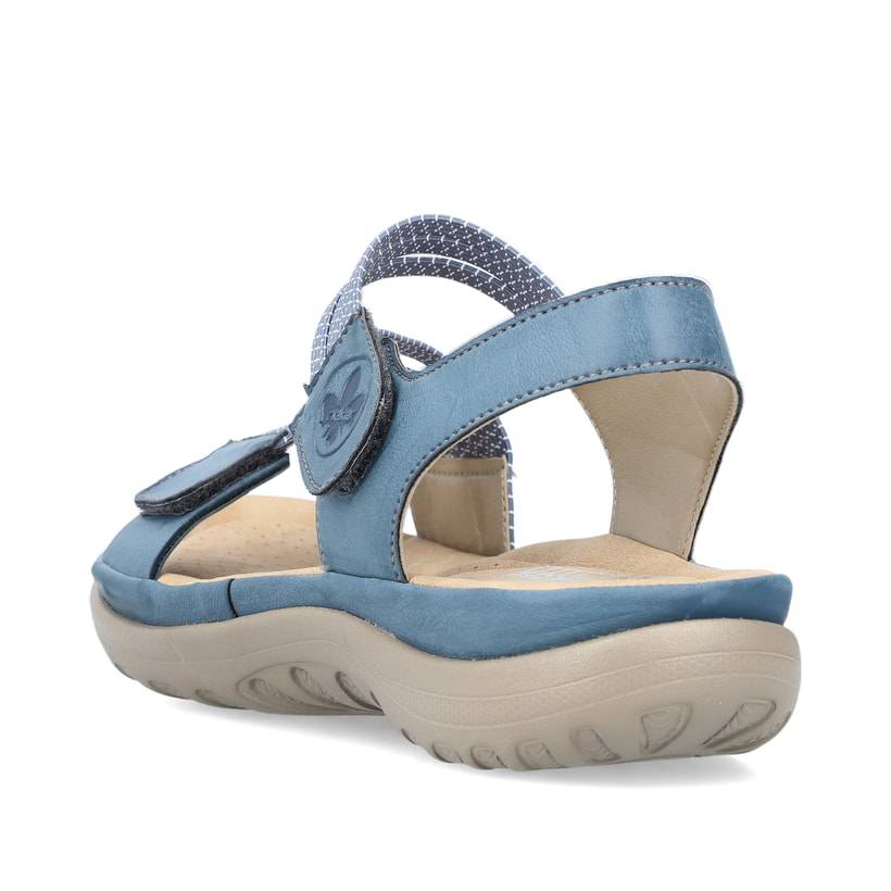 Rieker Artikelnummer 64870-14 Rieker Damen Riemchensandalen himmelblau Im Verkauf