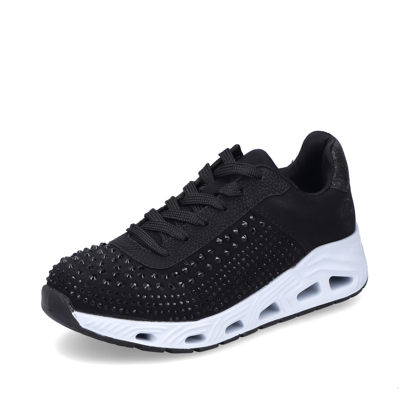 Rieker Artikelnummer N5201-00 Rieker Damen Sneaker Low tiefschwarz 50% Rabatt für begrenzte Zeit