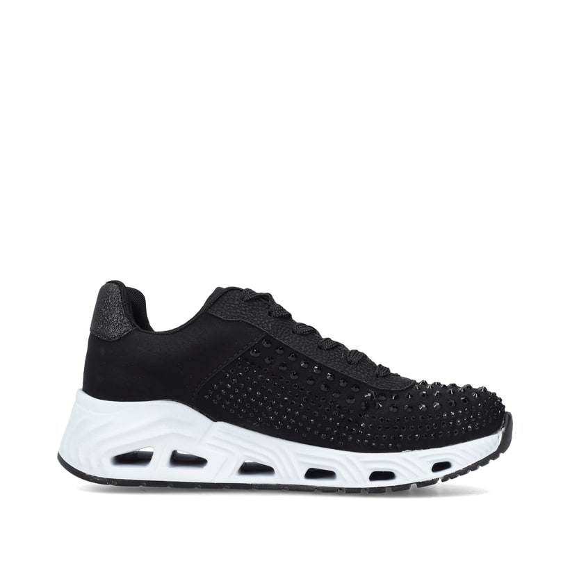 Rieker Artikelnummer N5201-00 Rieker Damen Sneaker Low tiefschwarz 50% Rabatt für begrenzte Zeit