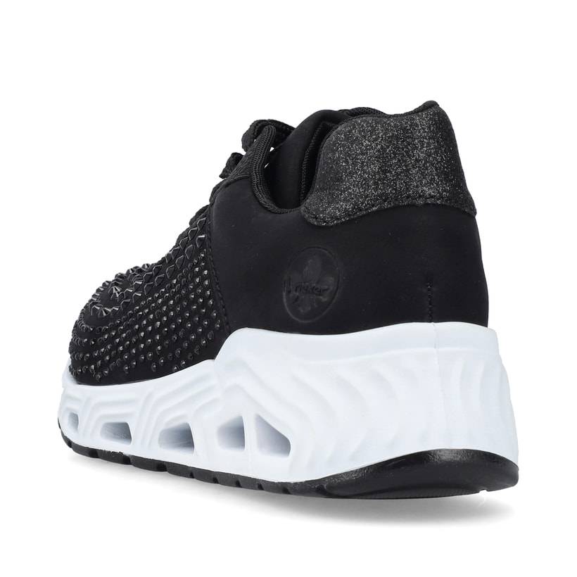 Rieker Artikelnummer N5201-00 Rieker Damen Sneaker Low tiefschwarz 50% Rabatt für begrenzte Zeit