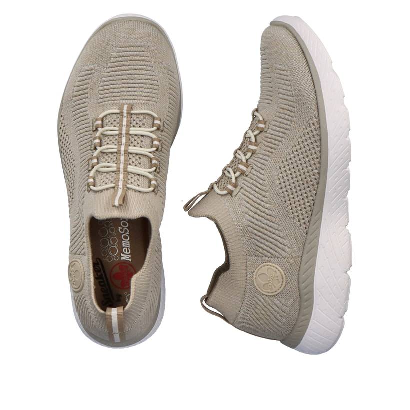 Rieker Artikelnummer M5074-64 Rieker Damen Slipper hellbeige Rabatte dieses Monats