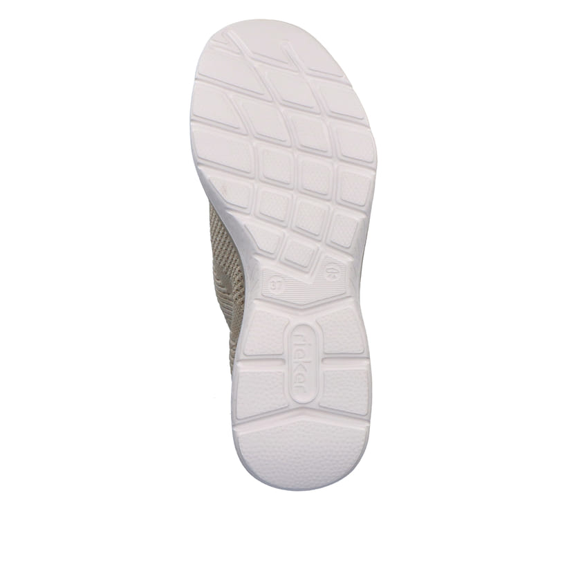 Rieker Artikelnummer M5074-64 Rieker Damen Slipper hellbeige Rabatte dieses Monats