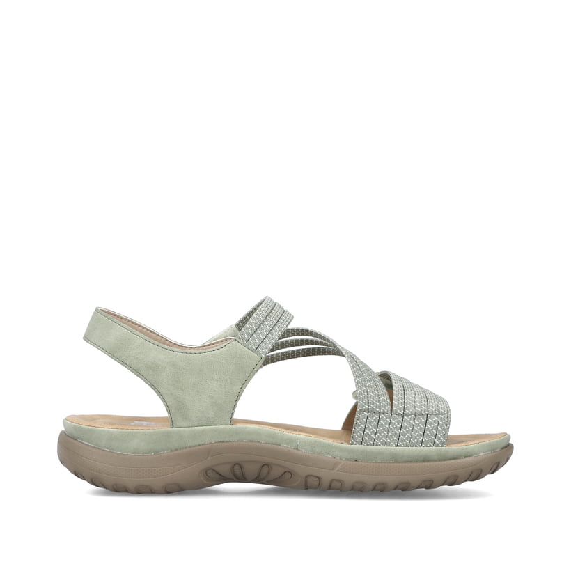 Rieker Artikelnummer 64870-52 Rieker Damen Riemchensandalen mintgrün Outlet