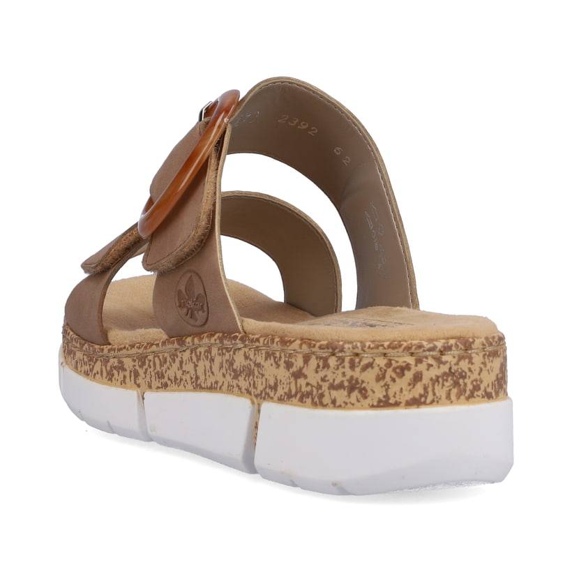 Rieker Artikelnummer V2392-62 Rieker Damen Pantoletten sandbeige Hotsell