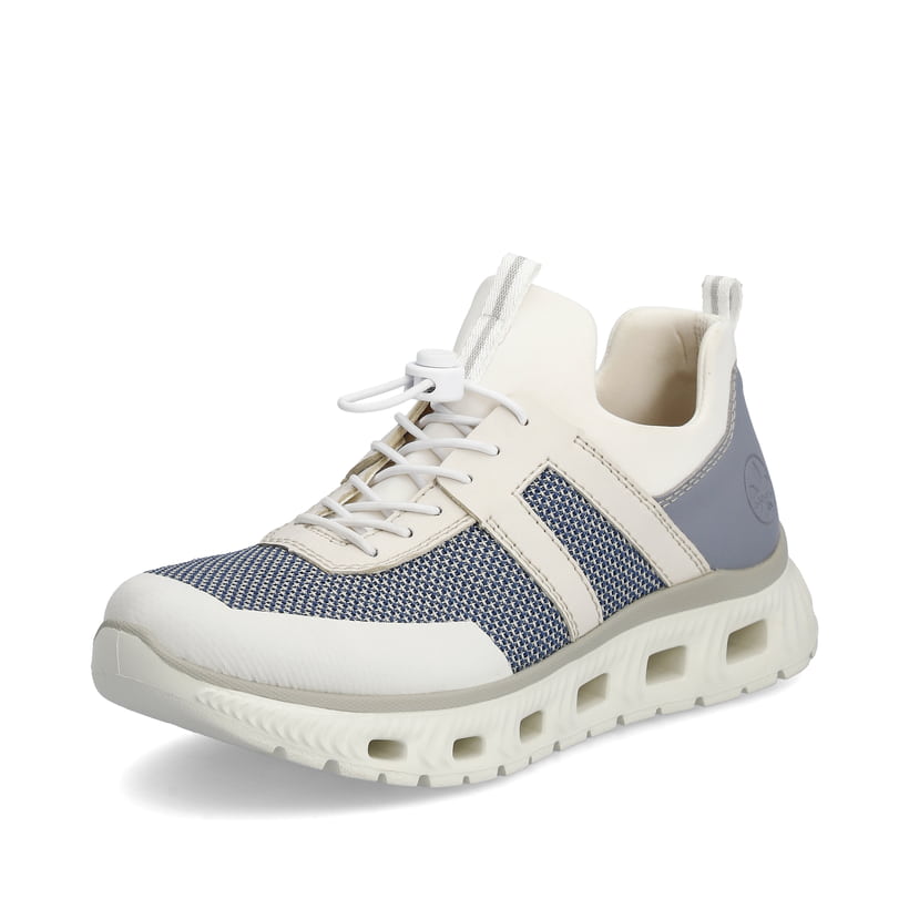 Rieker Artikelnummer M6061-90 Rieker Damen Slipper schwanenweiss Schlussverkauf