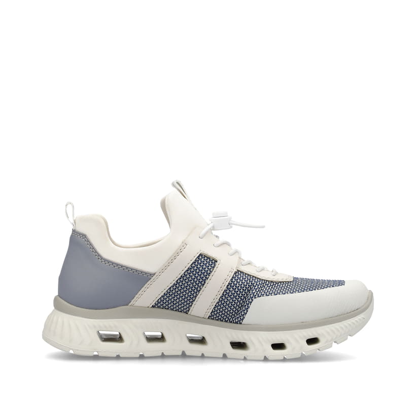 Rieker Artikelnummer M6061-90 Rieker Damen Slipper schwanenweiss Schlussverkauf