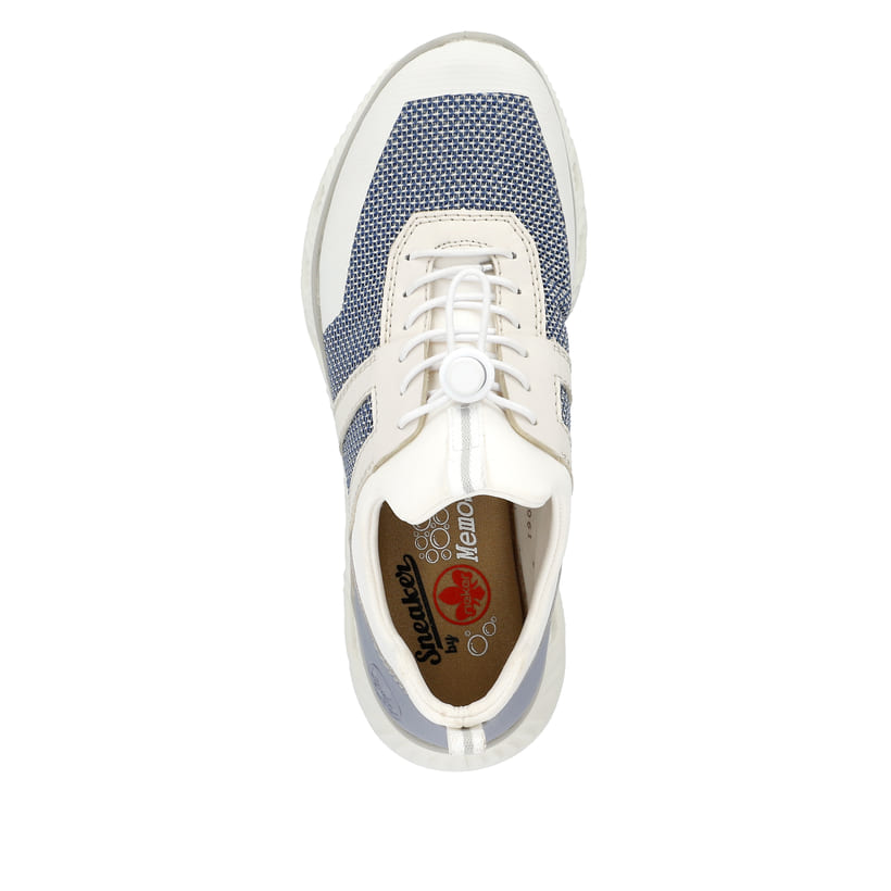 Rieker Artikelnummer M6061-90 Rieker Damen Slipper schwanenweiss Schlussverkauf