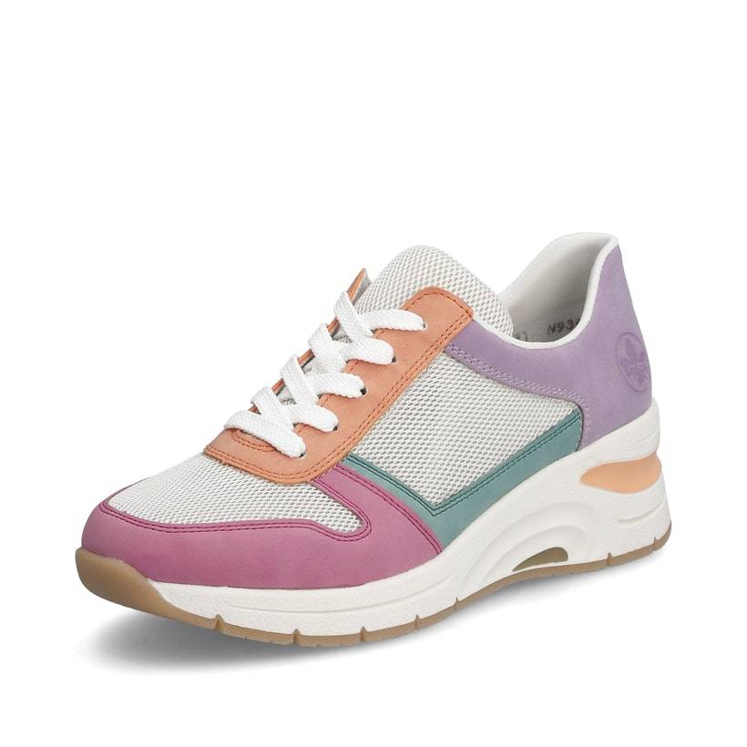Rieker Artikelnummer N9303-90 Rieker Damen Sneaker Low beige-mehrfarbig Fabrikverkauf