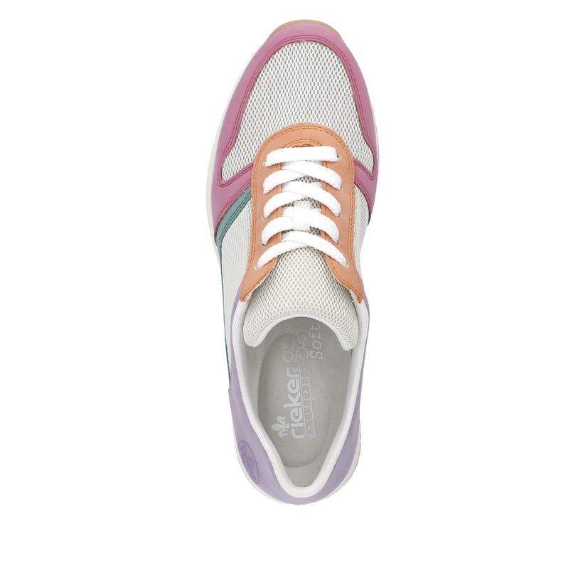 Rieker Artikelnummer N9303-90 Rieker Damen Sneaker Low beige-mehrfarbig Fabrikverkauf
