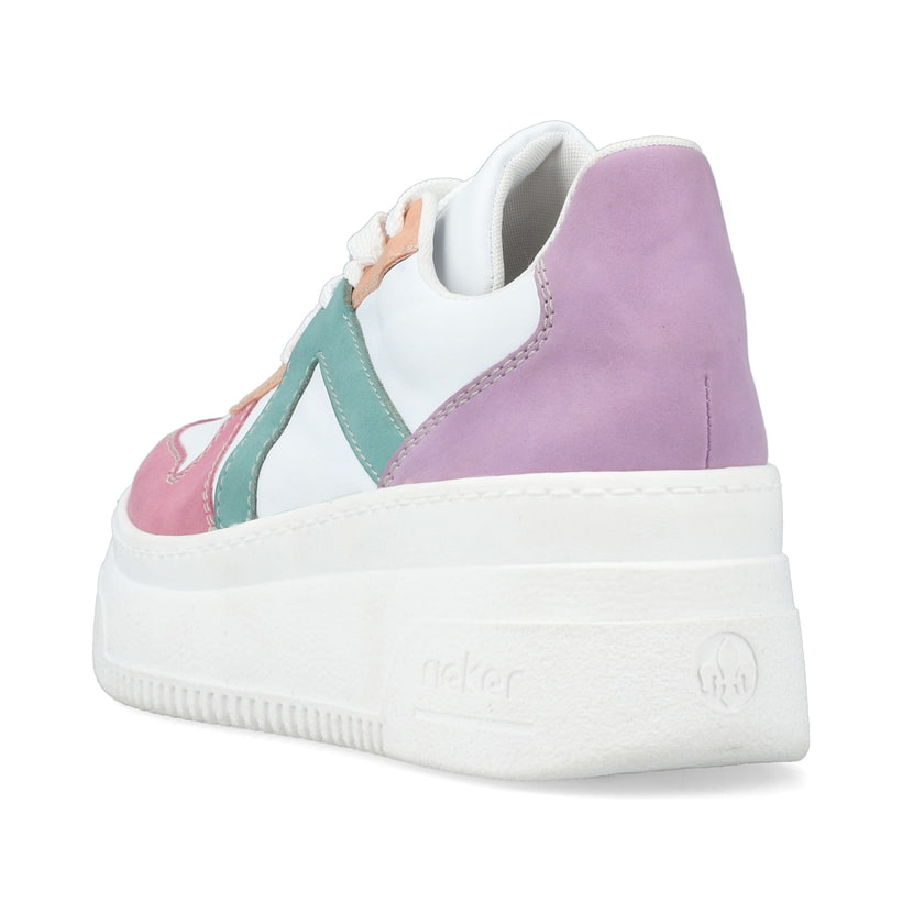 Rieker Artikelnummer M7814-90 Rieker Damen Sneaker Low eisweiss-mehrfarbig Blitzverkäufe