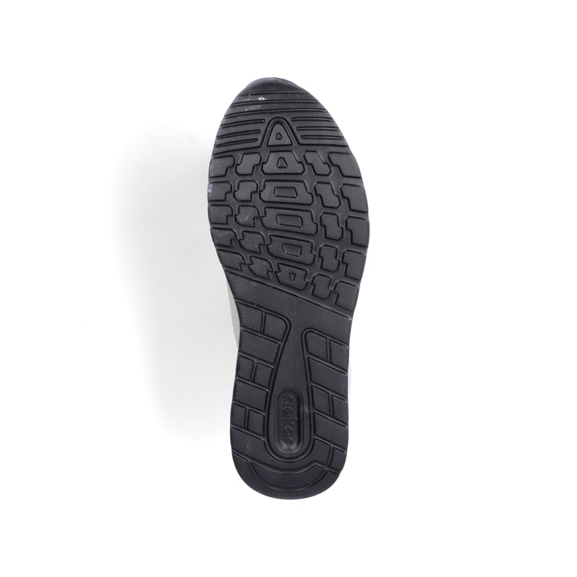 Rieker Artikelnummer N5251-91 Rieker Damen Slipper babyblau-cremeweiss Kostenloser Versand