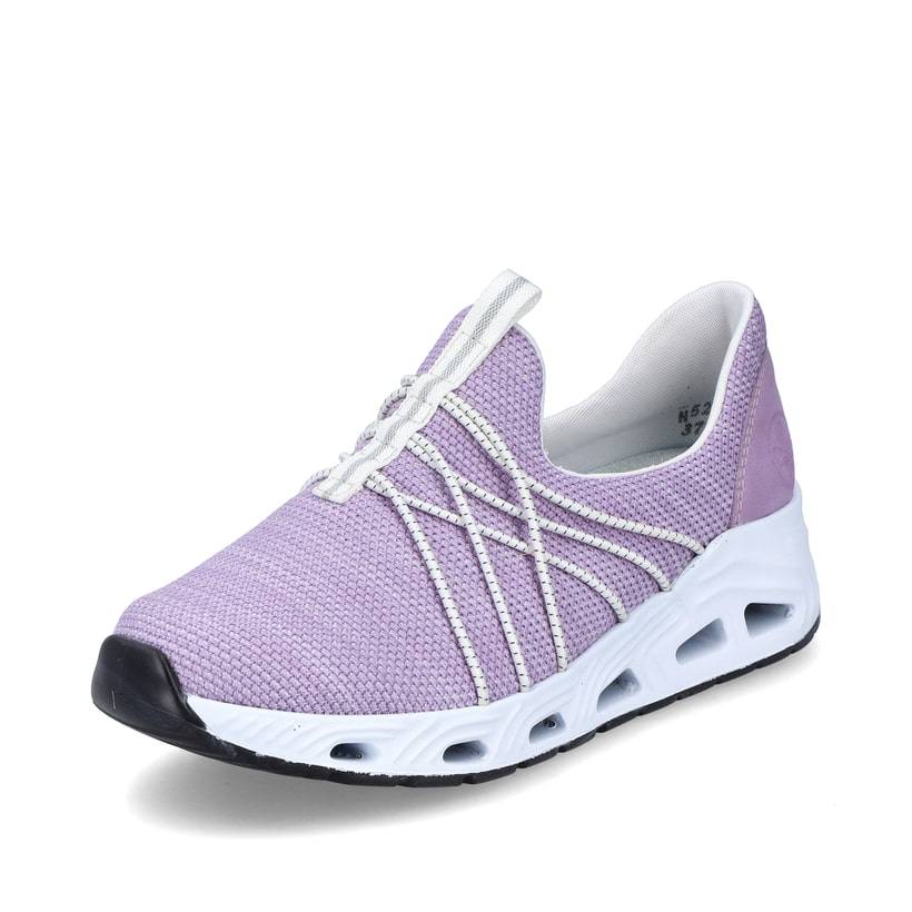 Rieker Artikelnummer N5253-30 Rieker Damen Slipper fliederfaben Fabrikpreis