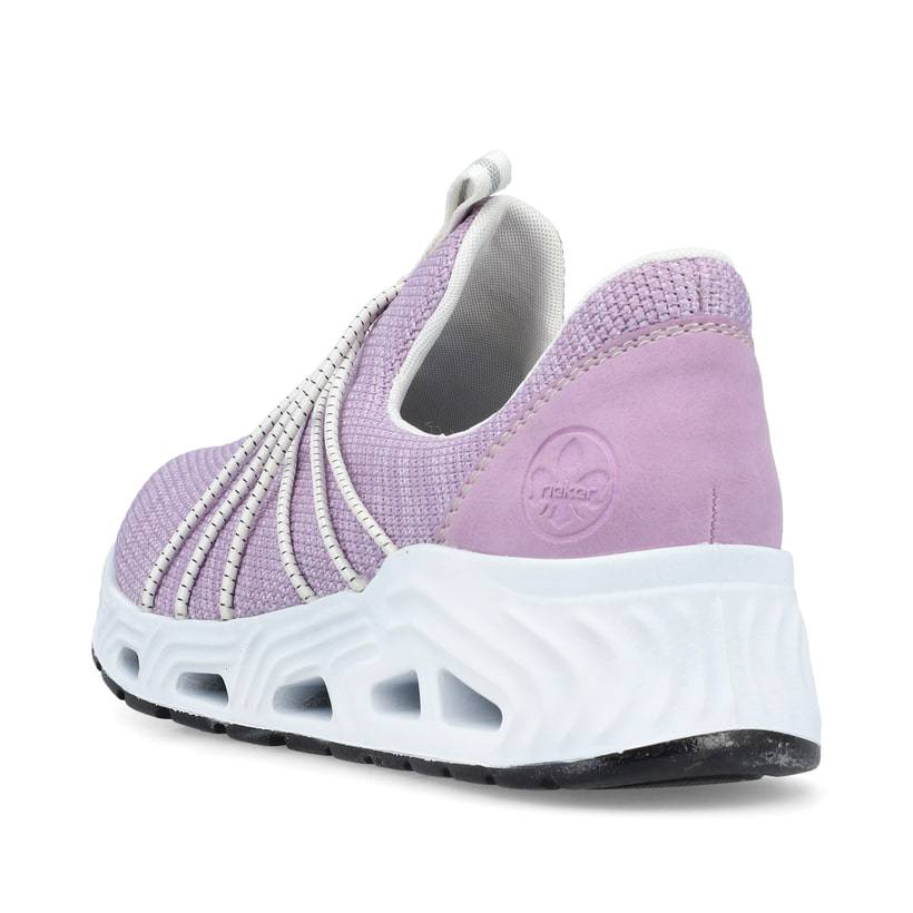 Rieker Artikelnummer N5253-30 Rieker Damen Slipper fliederfaben Fabrikpreis