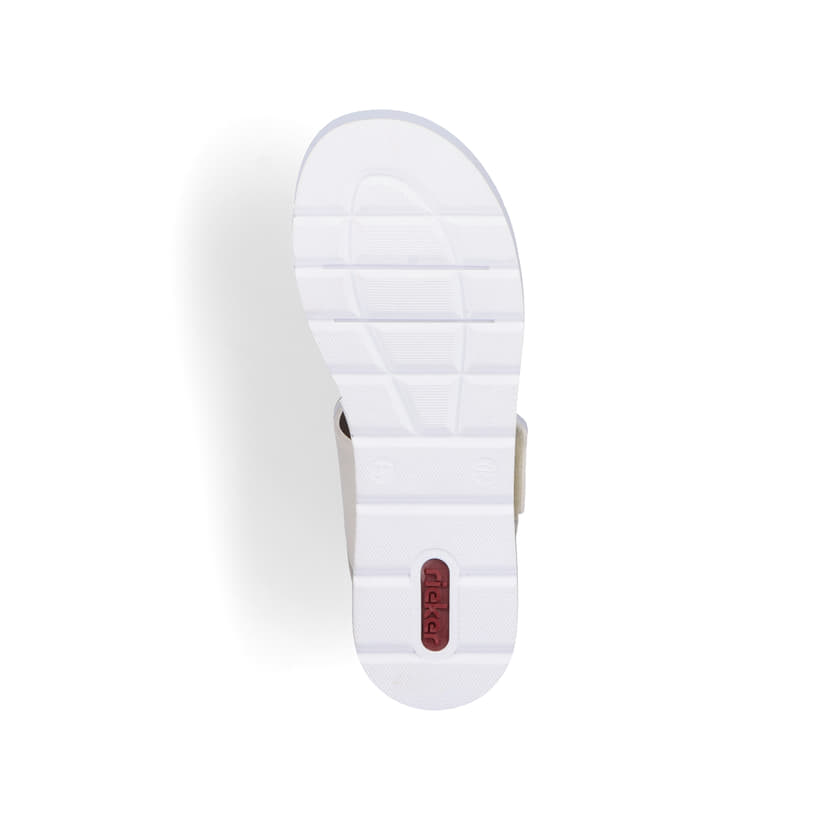 Rieker Artikelnummer V3950-61 Rieker Damen Keilsandaletten hellbeige Sonderangebot