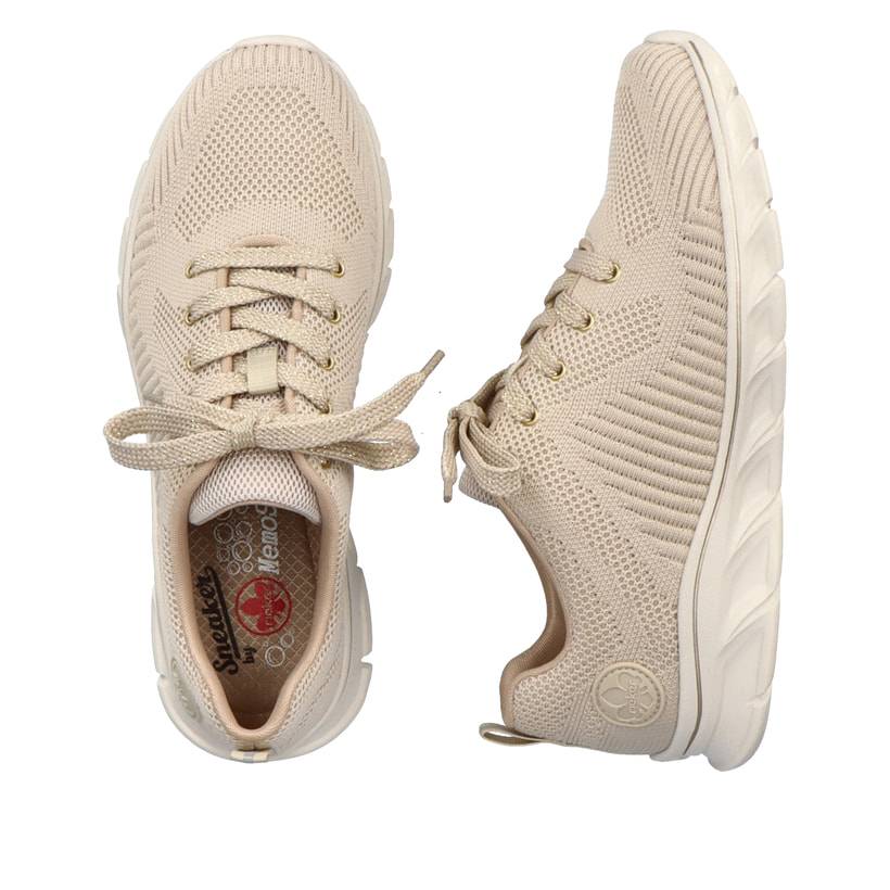 Rieker Artikelnummer 54022-80 Rieker Damen Sneaker Low hellbeige Versandkostenfrei