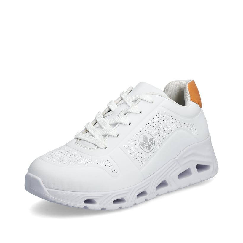 Rieker Artikelnummer N5202-80 Rieker Damen Sneaker Low brilliantweiss Großer Ausverkauf