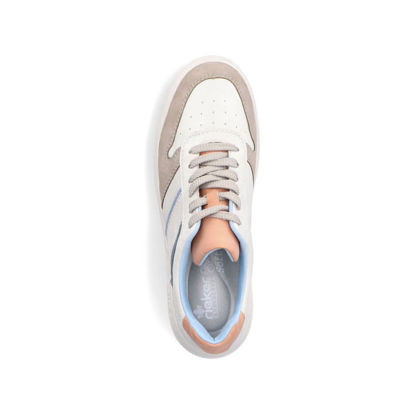Rieker Artikelnummer M8410-60 Rieker Damen Sneaker Low schwanenweiss Flash Sale