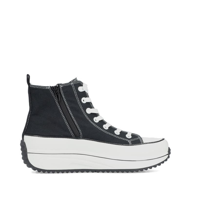 Rieker Artikelnummer 90010-00 Rieker Damen Sneaker High tiefschwarz Black Friday