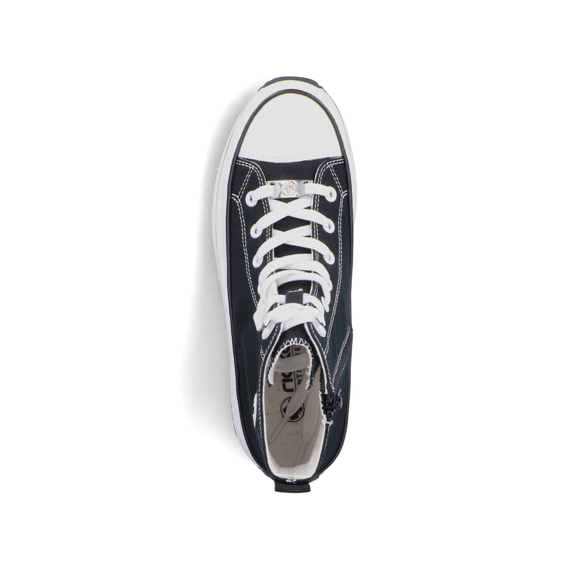 Rieker Artikelnummer 90010-00 Rieker Damen Sneaker High tiefschwarz Black Friday