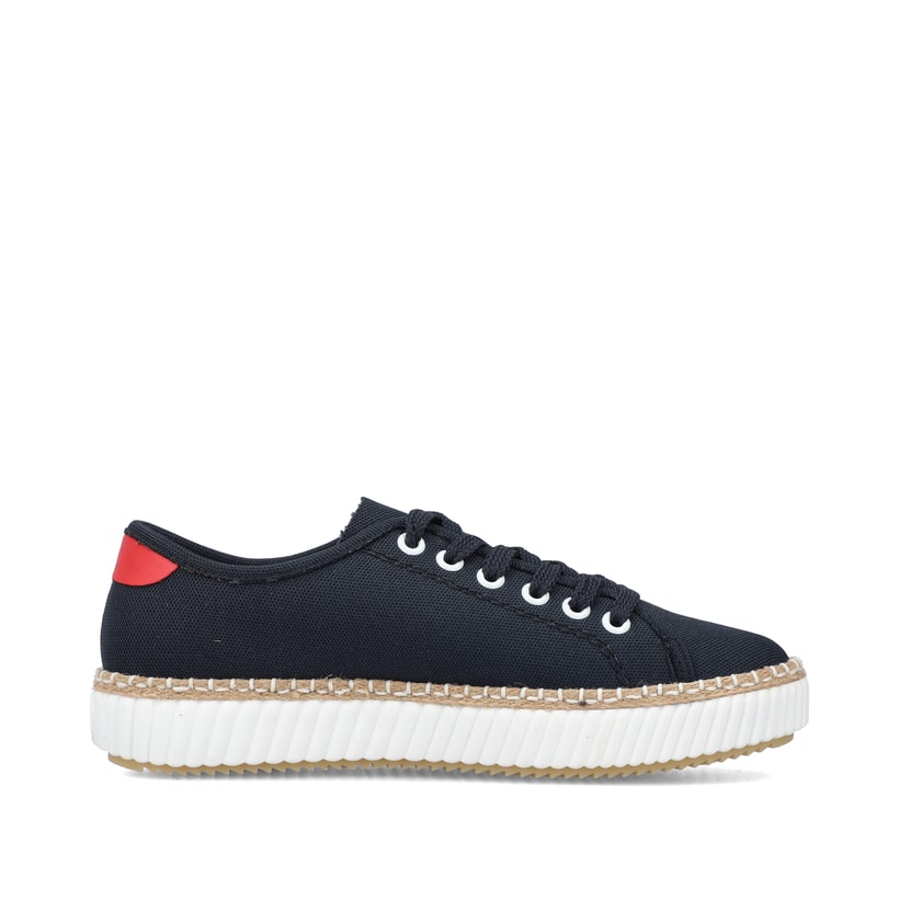 Rieker Artikelnummer M2926-14 Rieker Damen Sneaker Low stahlblau Lagerräumung