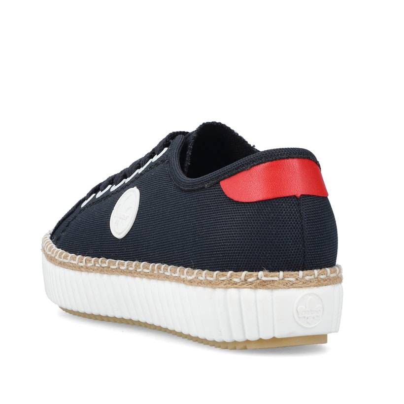 Rieker Artikelnummer M2926-14 Rieker Damen Sneaker Low stahlblau Lagerräumung