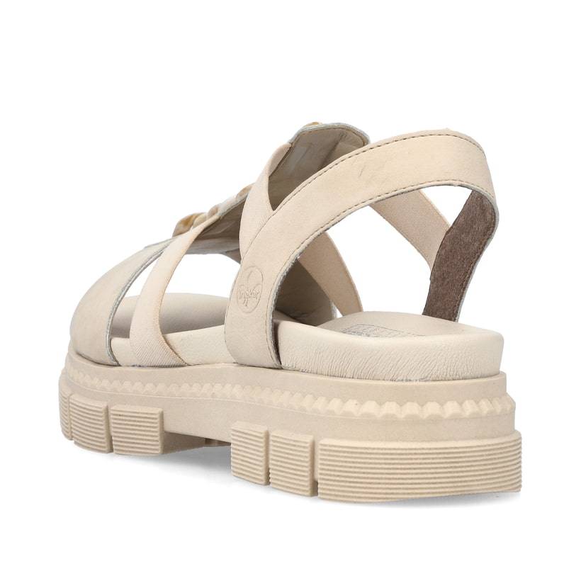 Rieker Artikelnummer V5350-60 Rieker Damen Riemchensandalen hellbeige Neueste Mode