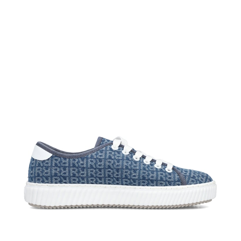 Rieker Artikelnummer M3926-14 Rieker Damen Sneaker Low schieferblau Online Outlet
