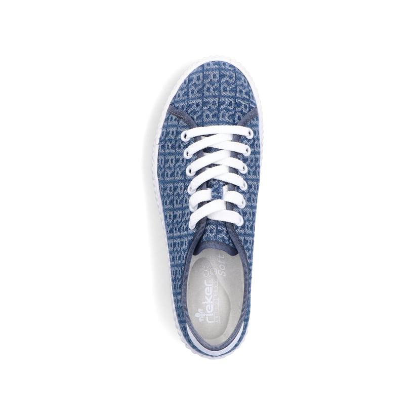 Rieker Artikelnummer M3926-14 Rieker Damen Sneaker Low schieferblau Online Outlet