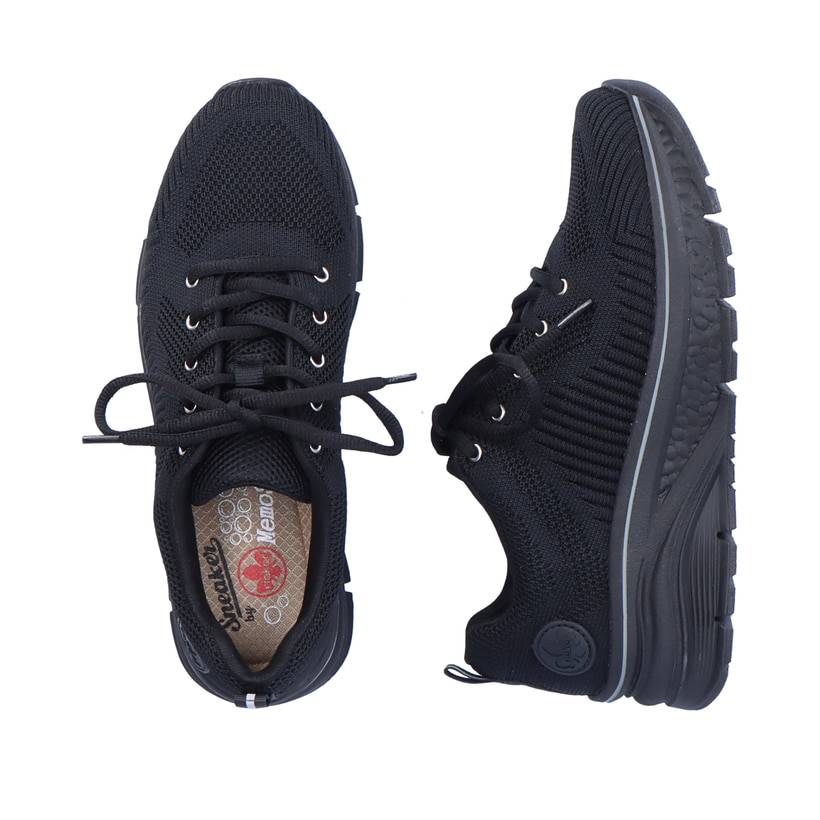 Rieker Artikelnummer 48022-00 Rieker Damen Sneaker Low tiefschwarz Blitzangebot
