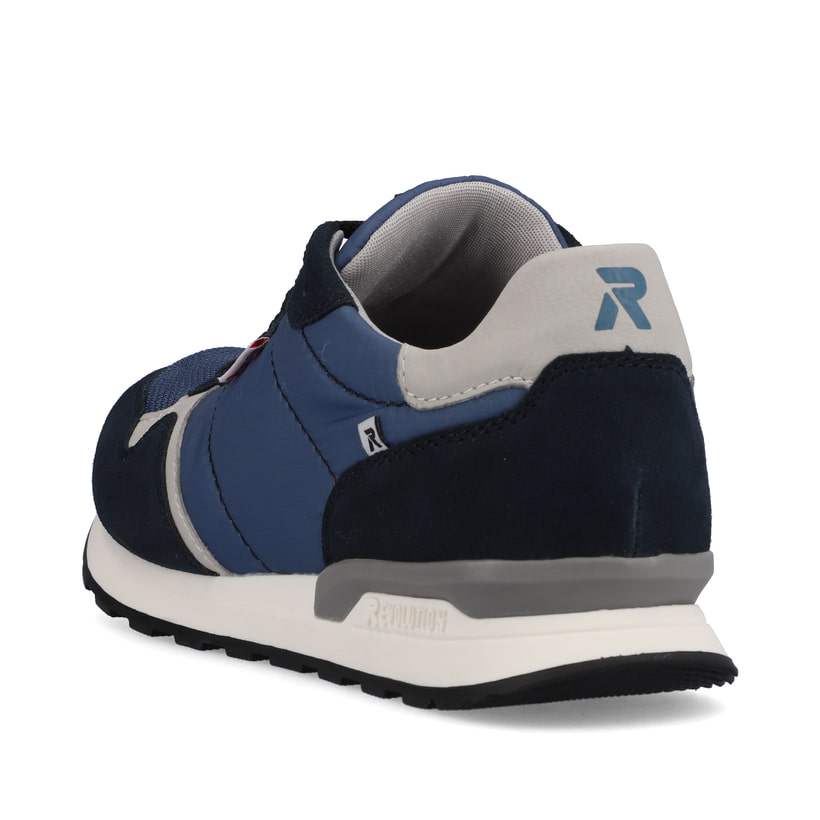Rieker Artikelnummer U0300-14 Rieker Herren Sneaker Low ocean blue Kauf eins, bekomm eins gratis