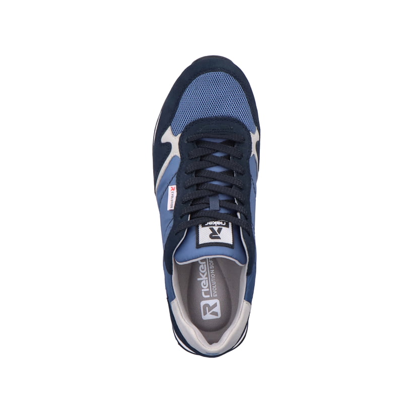 Rieker Artikelnummer U0300-14 Rieker Herren Sneaker Low ocean blue Kauf eins, bekomm eins gratis