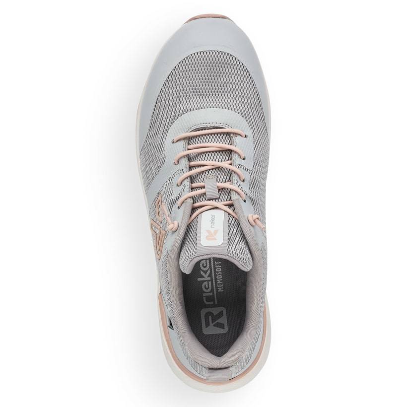 Rieker Artikelnummer 40102-40 Rieker Damen Sneaker Low stone grey Super Sparpreis