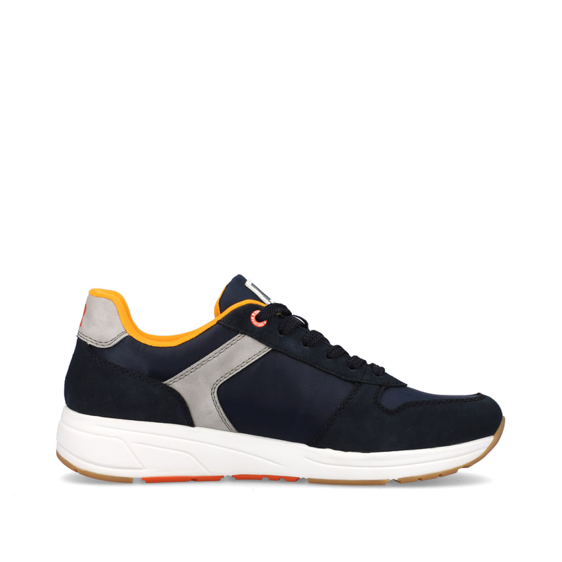 Rieker Artikelnummer 07002-14 Rieker Herren Sneaker Low navy-blue steel-grey Wochenangebot