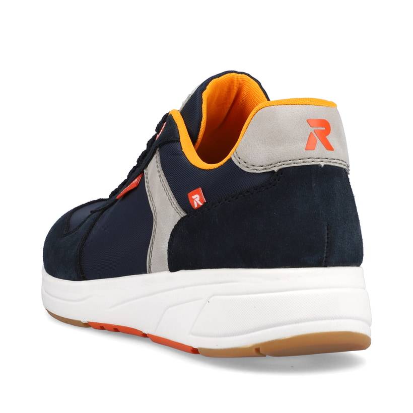 Rieker Artikelnummer 07002-14 Rieker Herren Sneaker Low navy-blue steel-grey Wochenangebot