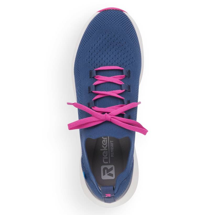 Rieker Artikelnummer 42101-14 Rieker Damen Slipper ocean blue Neueste Stile