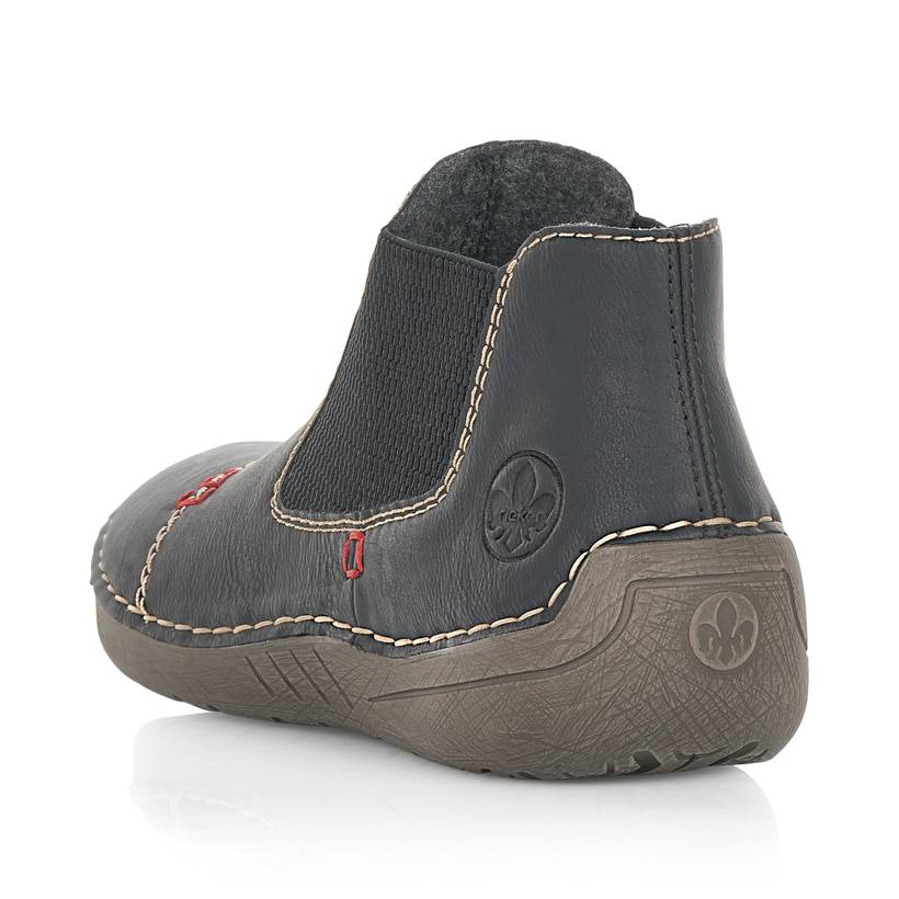 Rieker Artikelnummer 52590-01 Rieker Damen Chelsea Boots graphitschwarz Letzter Tag