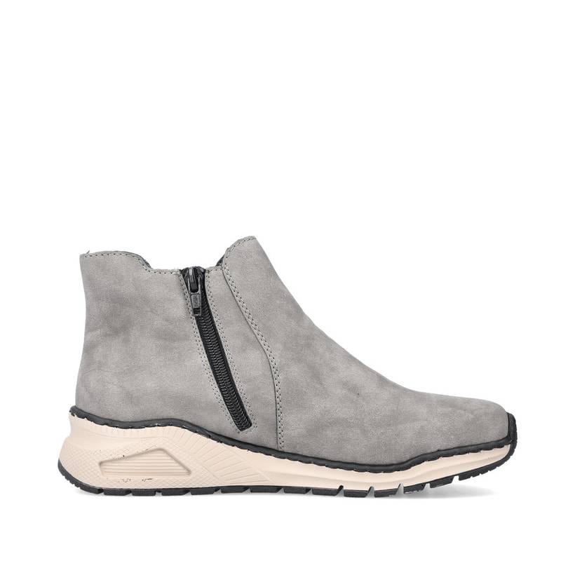 Rieker Artikelnummer M4944-40 Rieker Damen Chelsea Boots silbergrau Bis zu 50% Rabatt