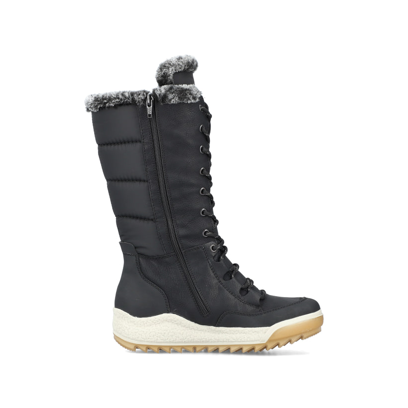 Rieker Artikelnummer Y4760-00 Rieker Damen Hochschaftstiefel asphaltschwarz Nur für heute