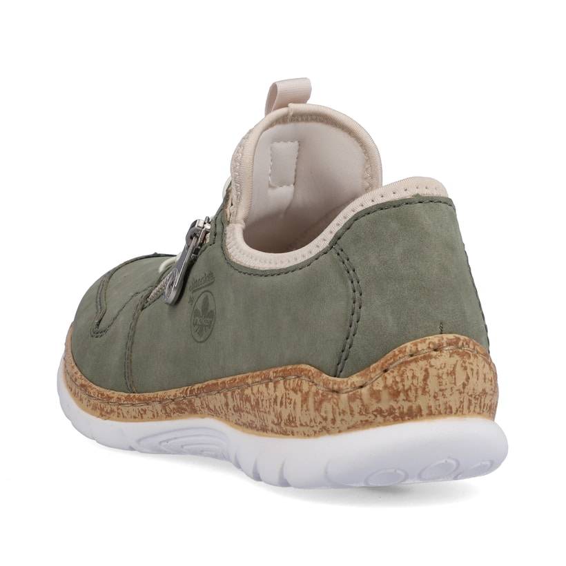 Rieker Artikelnummer N42G0-52 Rieker Damen Slipper mintgrün Sonderangebot der Fabrik