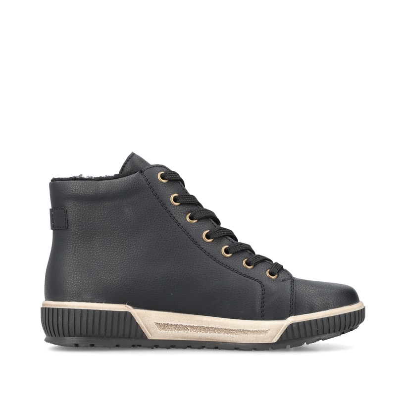 Rieker Artikelnummer N0708-00 Rieker Damen Schnürstiefel asphaltschwarz Bis zu 55% Rabatt