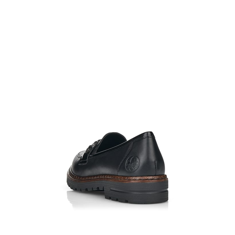 Rieker Artikelnummer 54862-01 Rieker Damen Loafer graphitschwarz Nur noch ein Tag übrig