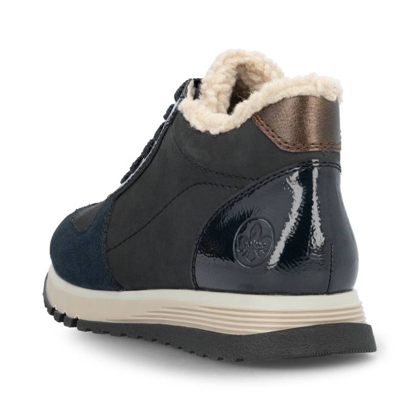 Rieker Artikelnummer 49004-14 Rieker Damen Schnürschuhe marineblau Super Rabatt