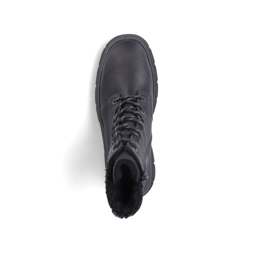 Rieker Artikelnummer Y9331-00 Rieker Damen Schnürstiefel nachtschwarz Fabrikladen