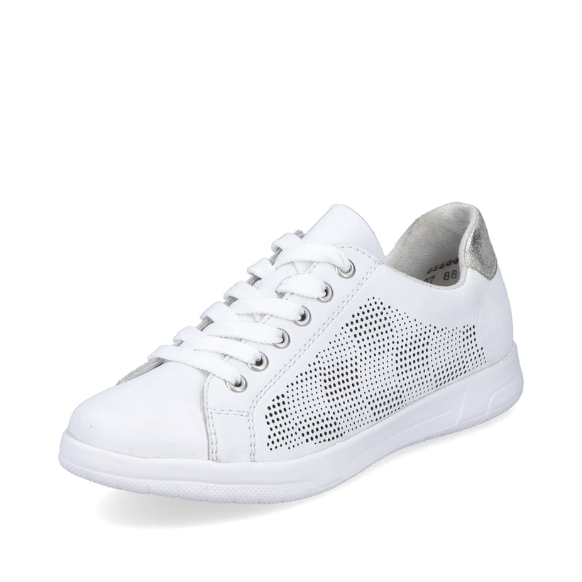 Rieker Artikelnummer 45606-80 Rieker Damen Sneaker Low reinweiss Speichern exportieren