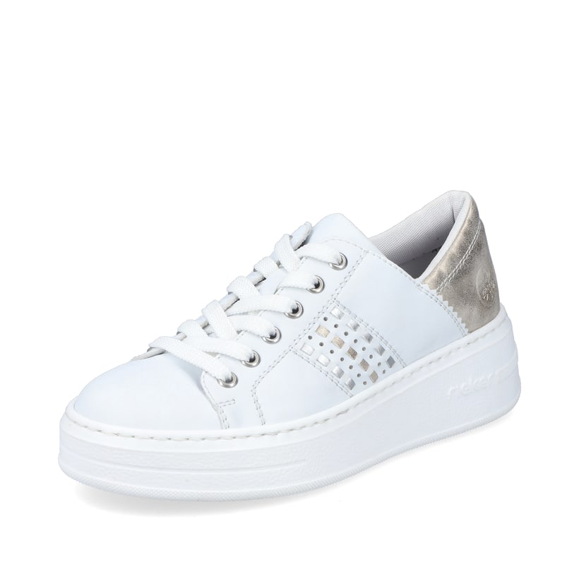Rieker Artikelnummer N5440-80 Rieker Damen Sneaker Low brilliantweiss Black Friday Preise