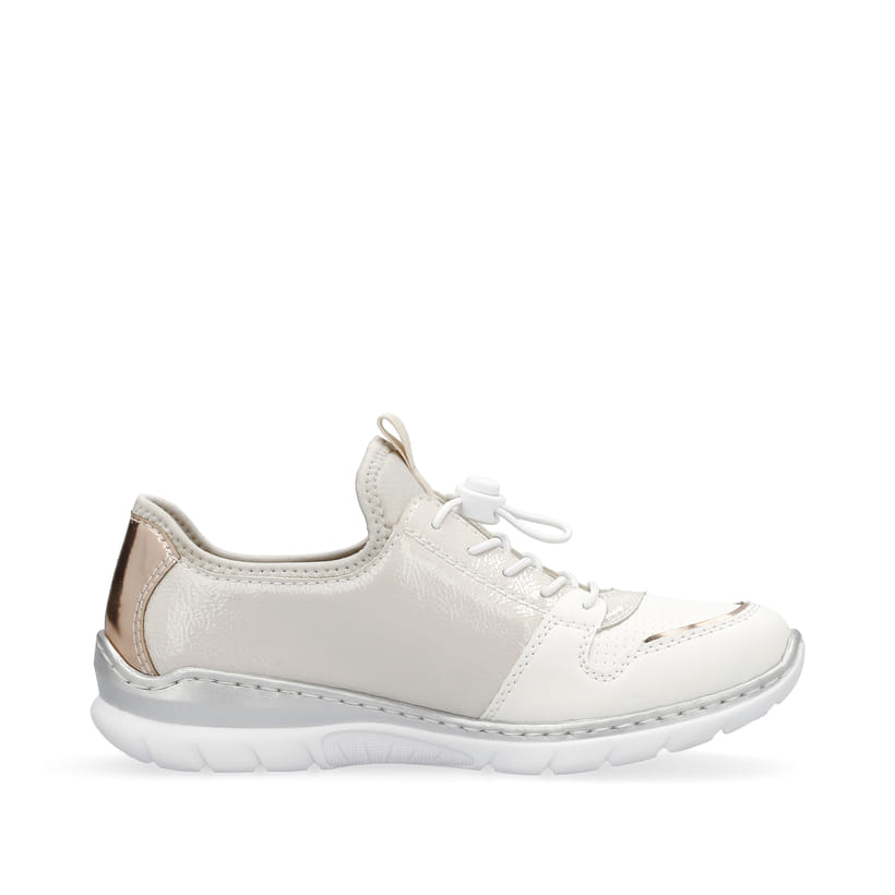 Rieker Artikelnummer L3294-80 Rieker Damen Slipper cremeweiss Im Verkauf
