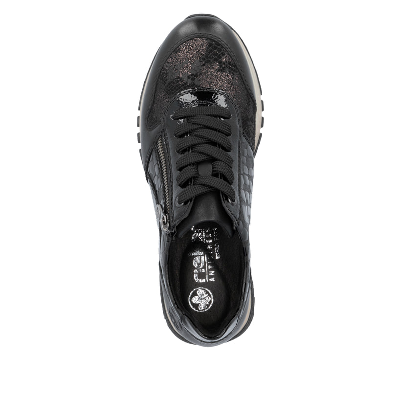 Rieker Artikelnummer 49003-00 Rieker Damen Sneaker Low urbanschwarz Verkauf